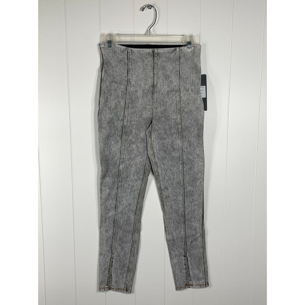 NEW Lysse’ Women’s Light Grey Pull On Comfort Stretch Toothpick Leggings SMALL